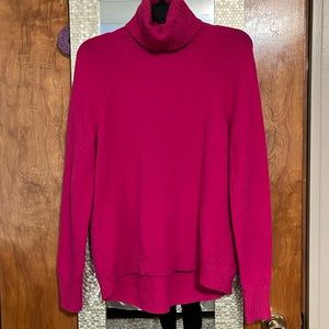 J Crew high low turtle neck sweater.